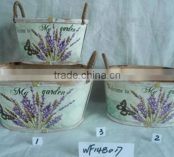 Garden Decoration Wooden Pot Flower Pot photo-2