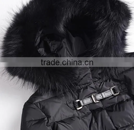 Faux Fox Fur Hooded Coat Woman photo-2