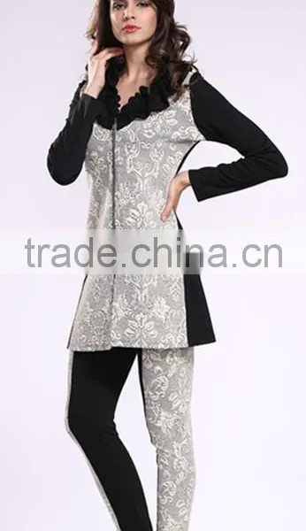 2014 New Arrival Women Hit Color Stitching Zipper Suit Designer Blazers photo-3