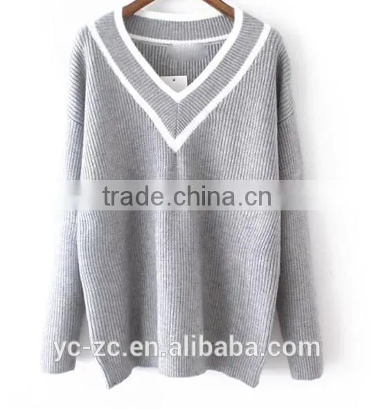 Knitted Sweater Wool Sweater Design for Girl photo-4