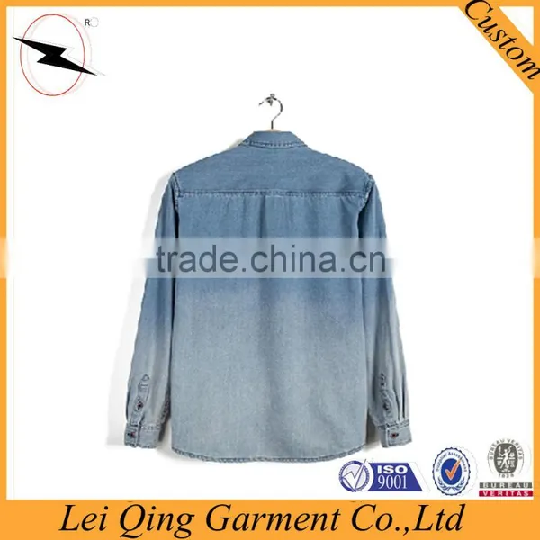 Newest Men's Denim Shirt British Style Factory Price,men's Fashion Shirt Casual/dress Shirts photo-5