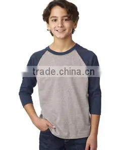 Next Level Apparel Youth CVC 3/4 Raglan Tee - Made From 60% Combed Ring-spun Cotton and 40% Polyester Jersey photo-2