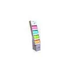 Recycled Pos Cardboard Floor Displays Stand OEM , 4-Tiers