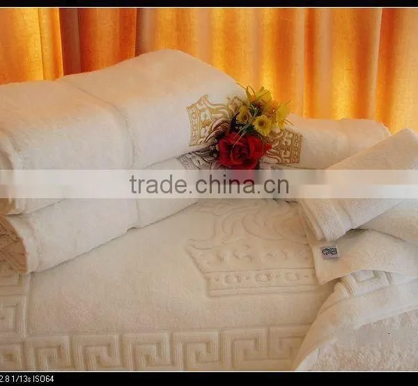 Five Stars Hotel High Quality Cotton Bath Mats Wholesale photo-3