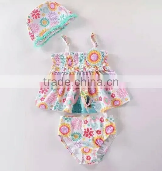 One Piece Child Litter Kids Elsa Girls Swimwear Bikini Kids Swimsuit For Girls Shoulder Bathing Suit Baby Infant Swimwear photo-5