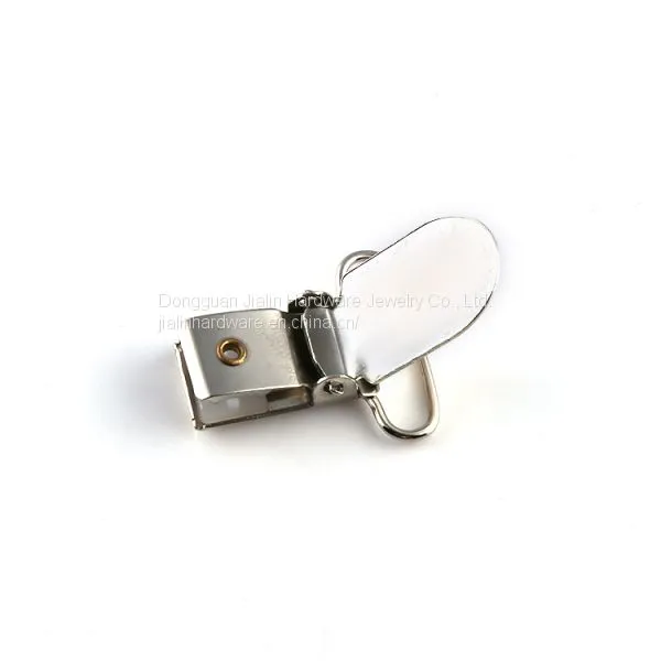 1 Inch Metal Suspender Mitten Clips for Garment - w/ Round Inserts photo-3