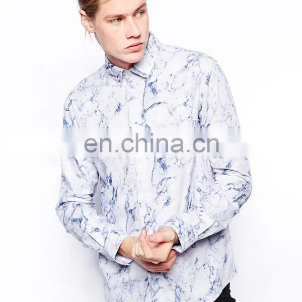 Shirt Clever All Over Print/cotton Fabric Mens Casual Shirts/men Short Sleeve Fashion Clothing Shirt Model-sc348