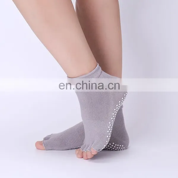 Toe Separator Socks Yoga Sports GYM Half Toe Socks#YG-09 photo-2