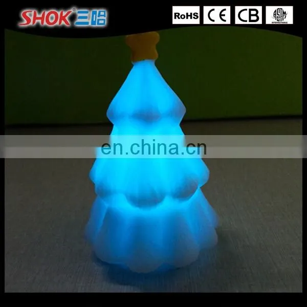 Shenzhen Battery Powered Plastic Led Color Changing Square Night Light photo-4