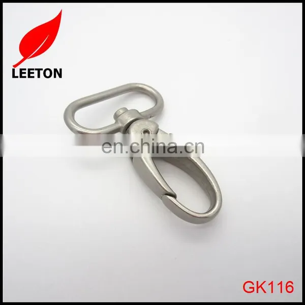 Factory Supply Zinc Alloy Matte Nickle Bag Snap Hook photo-3
