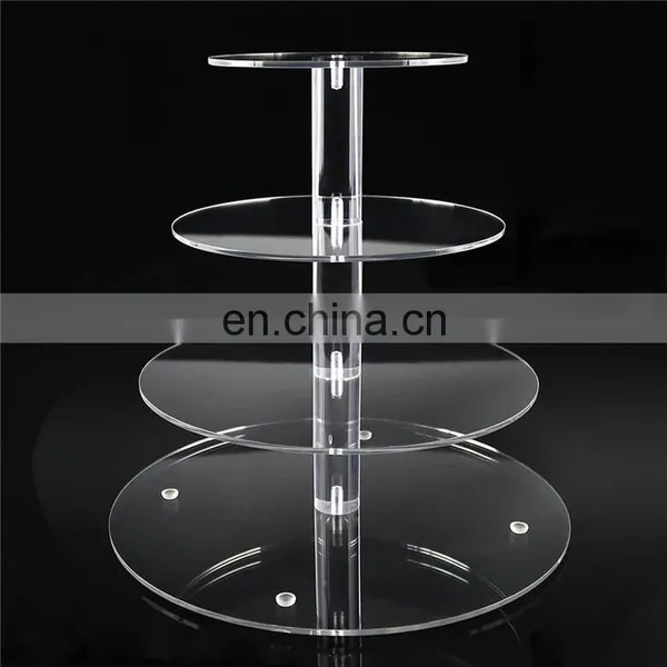 High Quality Luxury Custom Clear Acrylic Cake Table photo-3