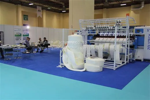 High speed computerized chain stitch multi needle quilting machine