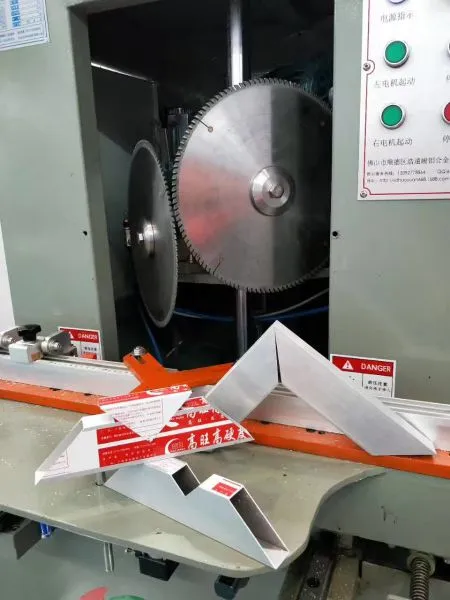 Cutting Aluminium With Mitre Saw Aluminium Door Machine 500kg photo-2