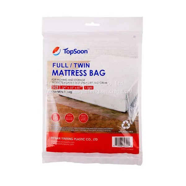 Mattress Bag Twin Thickness 2 Mil Used for Storage Mattress