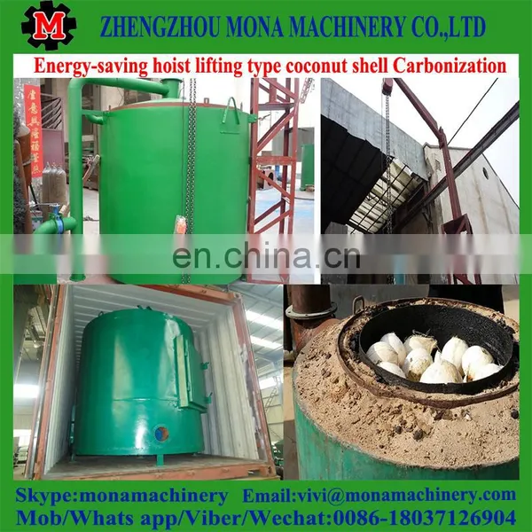 Top Quality Charcoal Carbonization Furnace/stove/oven //the Best Quality Hoist Loading Gas Flow Carbonization photo-5