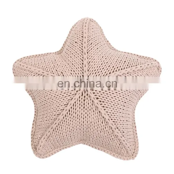 Home Decoration 100% Cotton Handmade Stars Shape Memory Foam Cushion /pillow photo-2