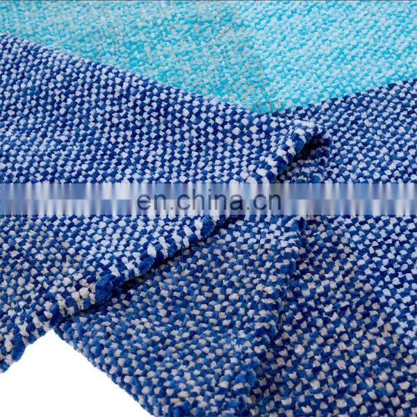 Fashion Soft Ombre Blue 100%Polyester 50''x60'' Throw Blanket With Tassels photo-3