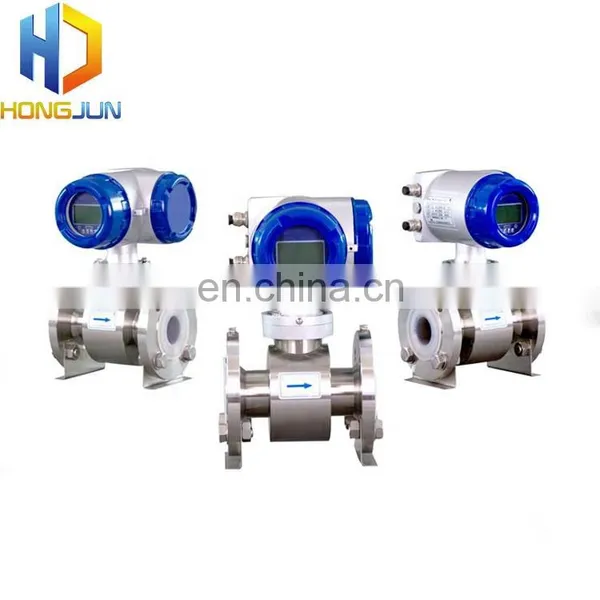 0.5% Accuracy PTFE FEP Lining Large Pipeline High Pressure Electromagnetic Flowmeter photo-3