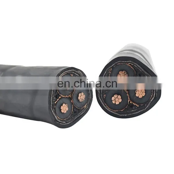 High Voltage PVC Insulate 300mm2 185mm2 Xlpe Cable 3 Core Copper Medium Voltage Cable photo-2