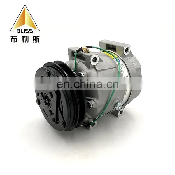 Hyundai Excavator Air Compressor for Sale Air Conditioner Compressor Cat320/320C/320D Excavator Dc 24v Air Compressor