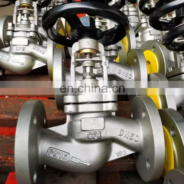 DIN Bellow Seal Globe Valves Stainless Steel CF8 CF8M Toxic Circumstance Globo Valvulas Manual Low Pressure Bellow Seal photo-2