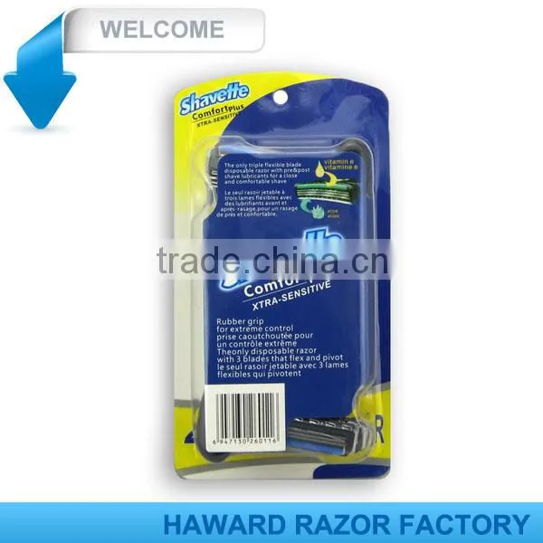 Good Quality Triple Blade Razor One-time Use Razor photo-3