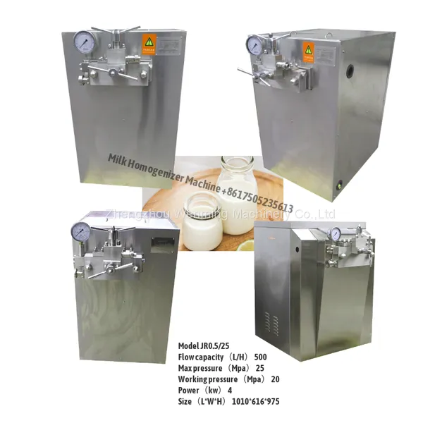 High Pressure Homogenizer Machine for Milk Industrial Milk Homogenizing Machine photo-3