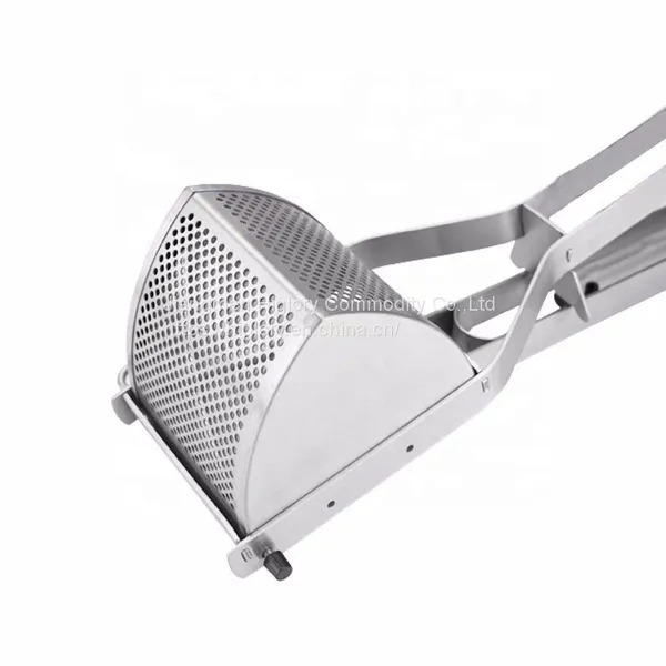 Stainless Steel Heavy Duty Squeezer Baby Food Press Strainer Fruit and Vegetables Potato Masher Ricer photo-4