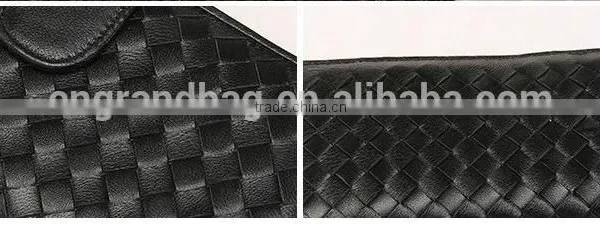 Good Quality Soft Sheepskin Wallet Hand Knitting Long Style Purse Hot Selling Lgenuine Leather Wallet photo-4