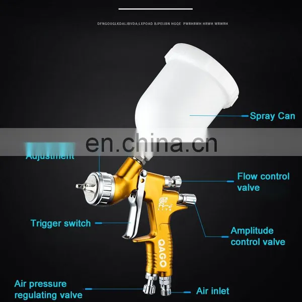 Paint Sprayer GTI Spray Gun Home Paint Sprayer With Adjustable Nozzle Sizes Easy Spraying and Cleaning for Car Paint Spray Gun photo-4