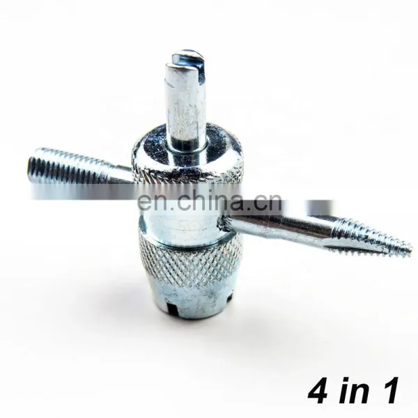 380153 Tyre Valve Repair Tool 4 in 1 , Tire Valve Core Remover Tools