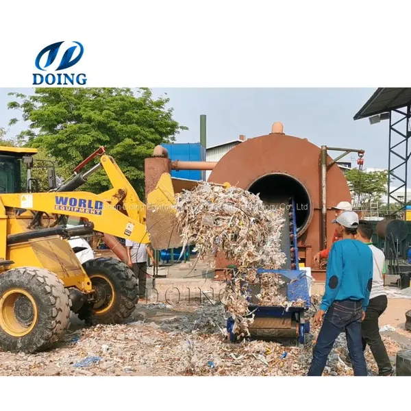 Efficient Pyrolysis System for Mixed Waste Plastics With High Output Soft Plastic Pyrolysis Processing Machine