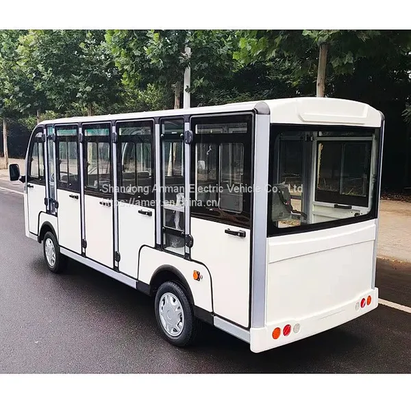 Five Row 14 Seat Electric Sightseeing Bus , Tour Mini Bus photo-5