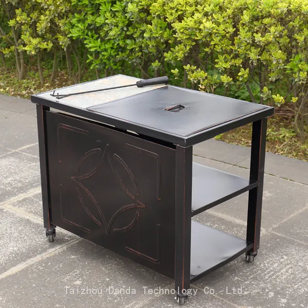 Movable Fire Pit With Storage High Quality photo-2