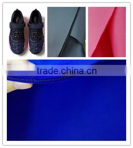 Knit Polyester Solid Dyed Scuba Fabric for Shoes Coat Sportswear photo-2