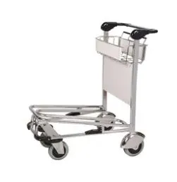 Airport Trolley with Break Aluminum/Stainess Steel Luggage Cart