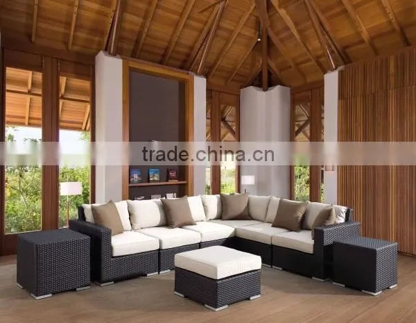 Rattan Garden Furniture Deals Outdoor Sectional Sofa Wicker Patio Furniture on Sale photo-4