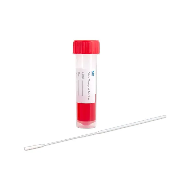 Non Inactivated Type Virus Transport Medium Tube 30ml VTM Kit With Sterile Sampling Swabs photo-3