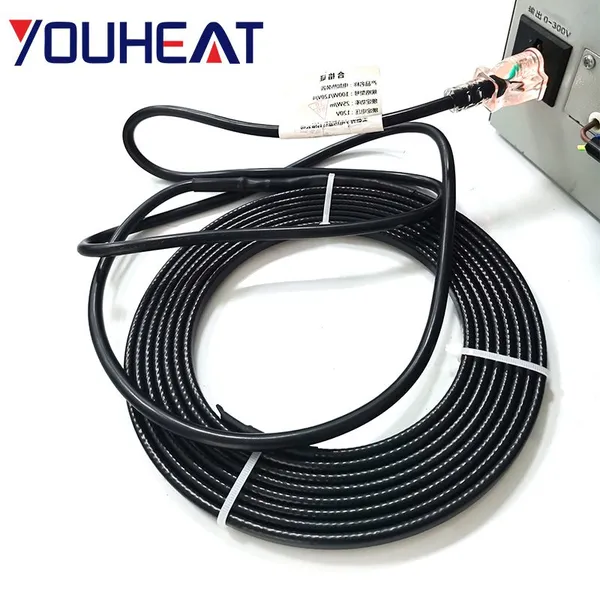 Heat Trace Cable for Pipes Concrete Tinned Copper Self Regulating Underfloor Heating Cable Copper Conductor Construction photo-4