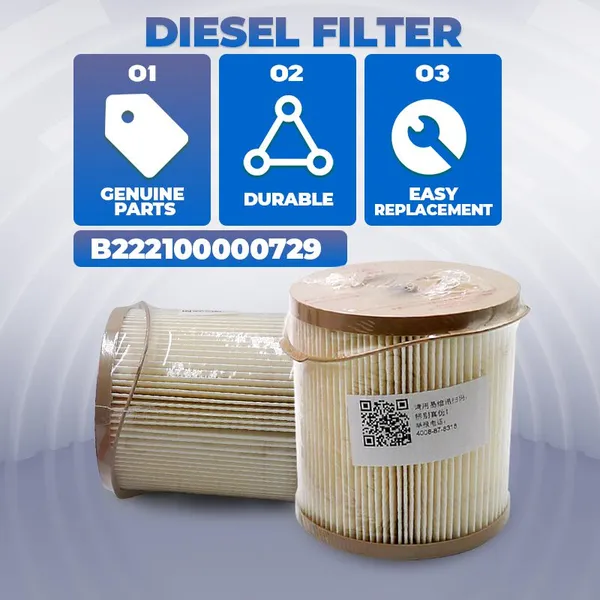 Sany Excavator Diesel Filter B222100000729 Diesel Filter 2040PM-OR Is Suitable for Sany Excavator 60193541 Sy365h photo-6