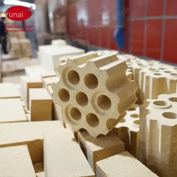 Low Creep High-alumina Seven-hole Checker Brick for the Regenerator of Hot Blast Stove, With Good Stability and High Compressive Strength