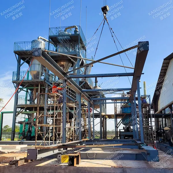 Industrial Tubular Skid-Mounted MVR Evaporator 1500L/h PLC Control With SS Heat Exchanger photo-3