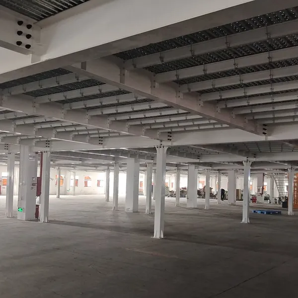 Workshop Steel Structure Platform Rack Detachable Two-story Warehouse Storage Platform For Factory