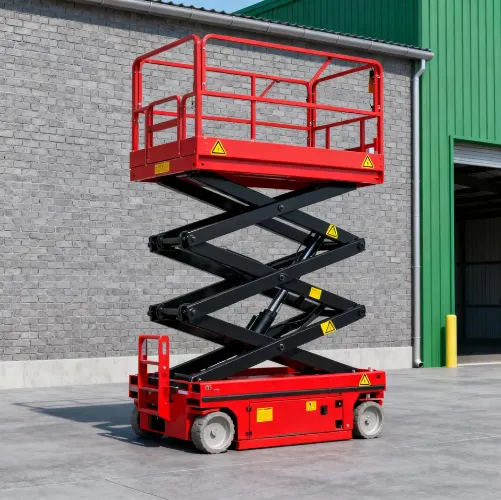 Intelligent Automated Scissor Lift Platform 6m-16m With Efficient Self-Propelled System photo-3