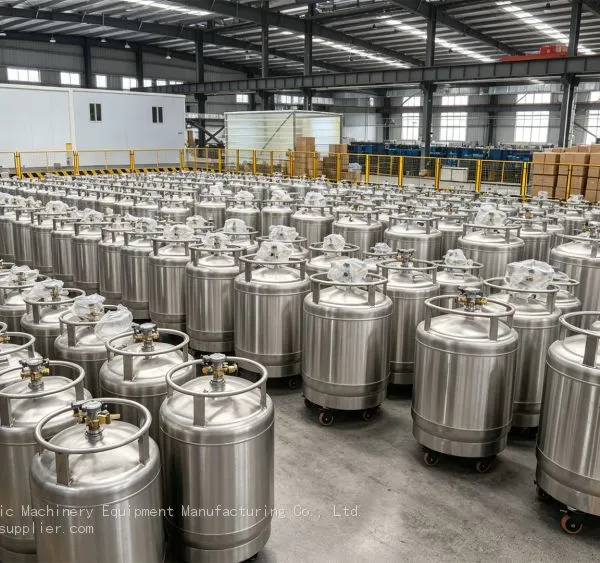 Dominica YDZ-230 Filling Liquid Nitrogen Tank TcCryo Liquid Nitrogen Dewar photo-4