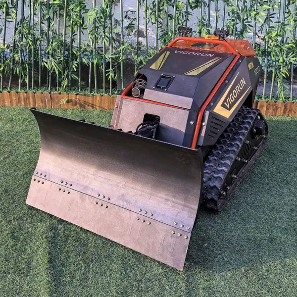 Industrial MTSK1000 Cordless 360 Rotation Radio Control Multitask Vehicle Snow Plow Attachment Flail Mower Gas-Electric Hybrid