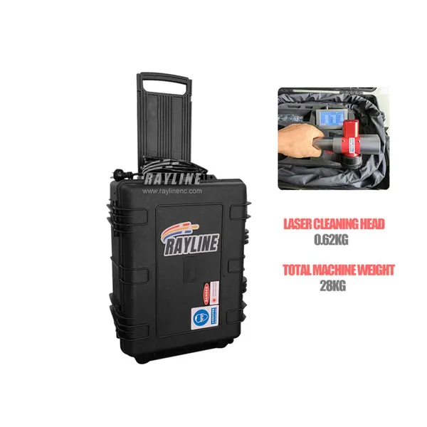 High Quality 300W 500W Pulse Laser Cleaning Machine Pulse Laser Cleaning Machine Stainless Steel Grinding photo-1