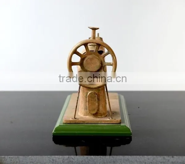 Home Decoration Bronze Sewing Machine Statue Female Figure Sculpture Patented photo-4