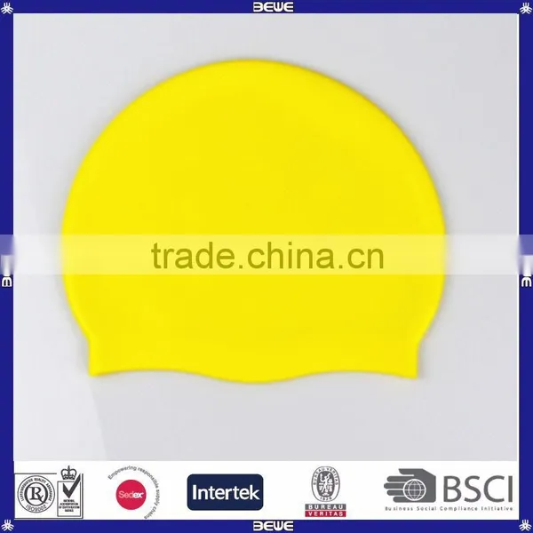 Promotional Waterproof Silicone Swimming Cap for Long Hair