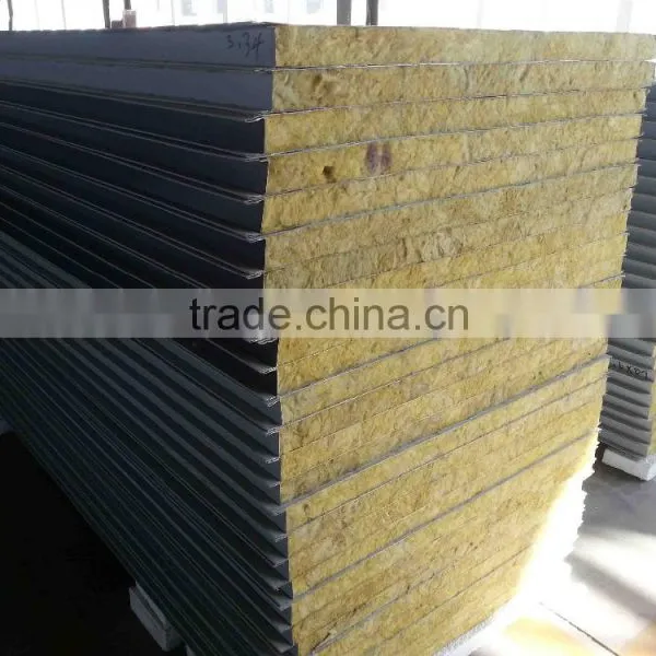 Fire Resistant Rock Wool Sandwich Panel photo-6